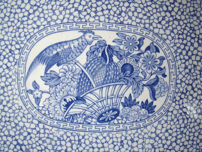 A mid 19th century English Staffordshire Platter in the Chinese style made by William Adams — image 3
